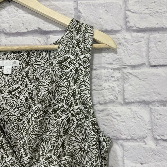 J Jill Small Dress Midi Sleeveless Stretch - Picture 6 of 10